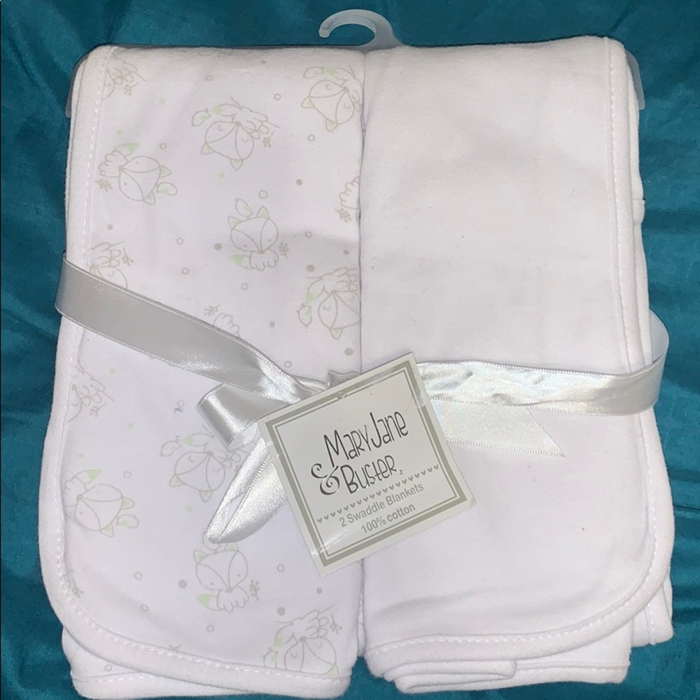 🦋 Mary Jane & Buster Swaddle Blanket Set 🦋
